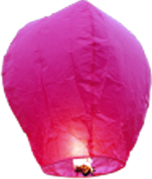 Sky Lanterns Pink